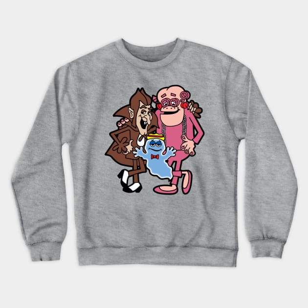 Cereal Monsters Crewneck Sweatshirt by Chewbaccadoll